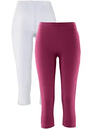 Leggings capri aderenti (pacco da 2), bonprix