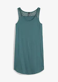 Abito in maglina di cotone con pizzo, bonprix