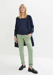 Pantaloni chino prémaman in cotone biologico, bpc bonprix collection