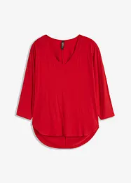 Maglia con maniche a 3/4 in misto viscosa elastan, bonprix