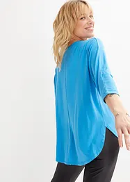 Maglia con maniche a 3/4 in misto viscosa elastan, bonprix