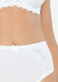 Slip alto con pizzo delicato (pacco da 2), bonprix