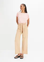 Pantaloni cropped con cinta comoda, bonprix