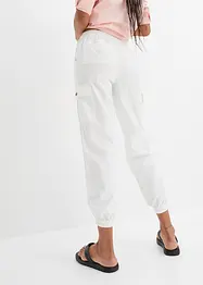 Pantaloni cargo in misto lino, bonprix