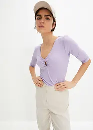 Maglia a coste in viscosa morbida, bonprix