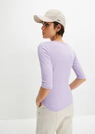 Maglia a coste in viscosa morbida, bonprix