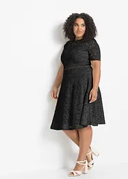 Abito in pizzo con inserto a uncinetto, bonprix