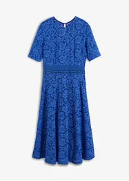 Abito in pizzo con inserto a uncinetto, bonprix