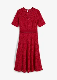 Abito in pizzo con inserto a uncinetto, bonprix