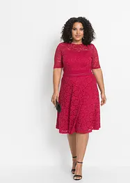 Abito in pizzo con inserto a uncinetto, bonprix