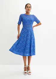 Abito in pizzo con inserto a uncinetto, bonprix