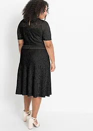 Abito in pizzo con inserto a uncinetto, bonprix