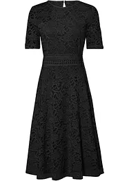 Abito in pizzo con inserto a uncinetto, bonprix