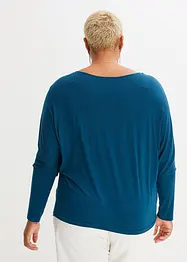 Maglia a maniche lunghe in misto viscosa morbido, bonprix