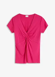 Maglia con nodo in misto viscosa, bonprix