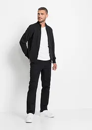 Pantaloni elasticizzati classic fit con puro cotone, straight, bonprix
