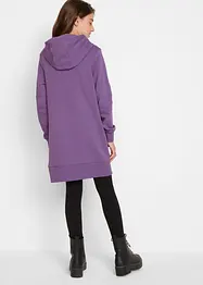Abito in felpa oversize in puro cotone biologico, bonprix