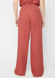 Pantaloni a palazzo lunghi  in misto lino, bonprix