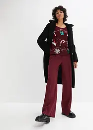 Maglione natalizio in filato fine, bonprix