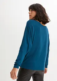 Maglia a maniche lunghe in misto viscosa morbido, bonprix