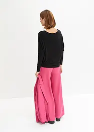 Maglia a maniche lunghe in misto viscosa morbido, bonprix