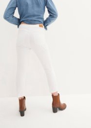 Jeans skinny cropped, vita alta, bonprix