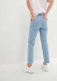 Jeans cropped straight, a vita media, bonprix