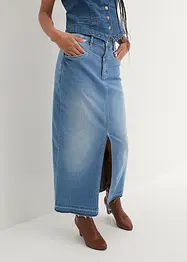 Gonna lunga di jeans, bonprix