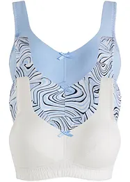 Reggiseno senza ferretto con cotone biologico (pacco da 3), bpc bonprix collection