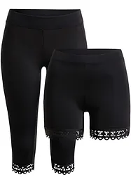 Leggings e pantaloncini (pacco da 2) in poliammide riciclata, bpc selection