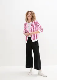 Pantaloni culotte cropped in viscosa, bonprix