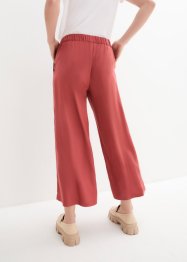 Pantaloni culotte cropped in viscosa, bonprix