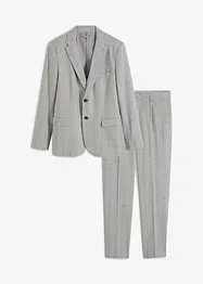 Completo in seersucker slim fit (2 pezzi) giacca e pantaloni, bonprix