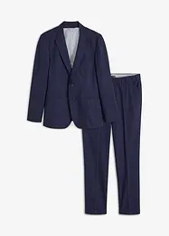 Completo in misto lino slim fit (2 pezzi) giacca e pantaloni, bonprix