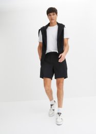 Pantaloni corti sportivi con tasche zippate, ad asciugatura rapida, bpc bonprix collection