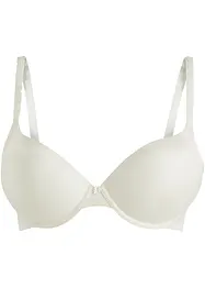 Reggiseno push-up con ferretto in materiale lucido, bpc bonprix collection