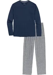 Pigiama in cotone a maniche lunghe, bonprix
