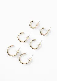 Orecchini a cerchio (set 6 pezzi), bonprix