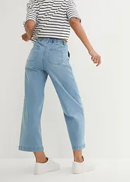 Jeans wide leg a vita alta con cinta comoda, bonprix