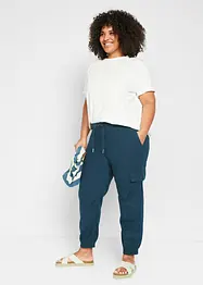 Pantaloni cargo in misto lino, bonprix