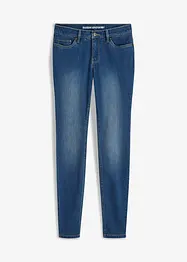 Jeans skinny elasticizzati, vita media, bonprix