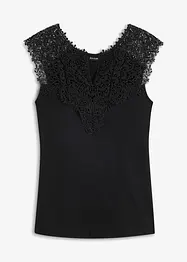 Top con pizzo, bonprix