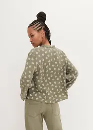 Blusa oversize in mussola fantasia, bonprix