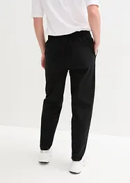 Pantaloni in misto lino e cotone,  vita alta, bonprix