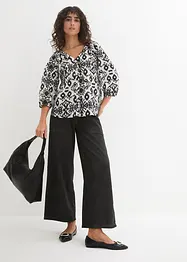Camicetta in cotone fantasia, bonprix