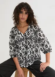 Camicetta in cotone fantasia, bonprix