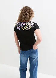 Maglia in cotone a mezze maniche, bonprix