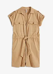 Abito in twill di misto cotone elasticizzato, bonprix