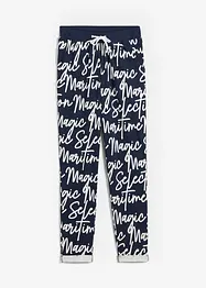 Pantaloni stampati con elastico in vita, bonprix