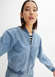 Bomber in denim, bonprix